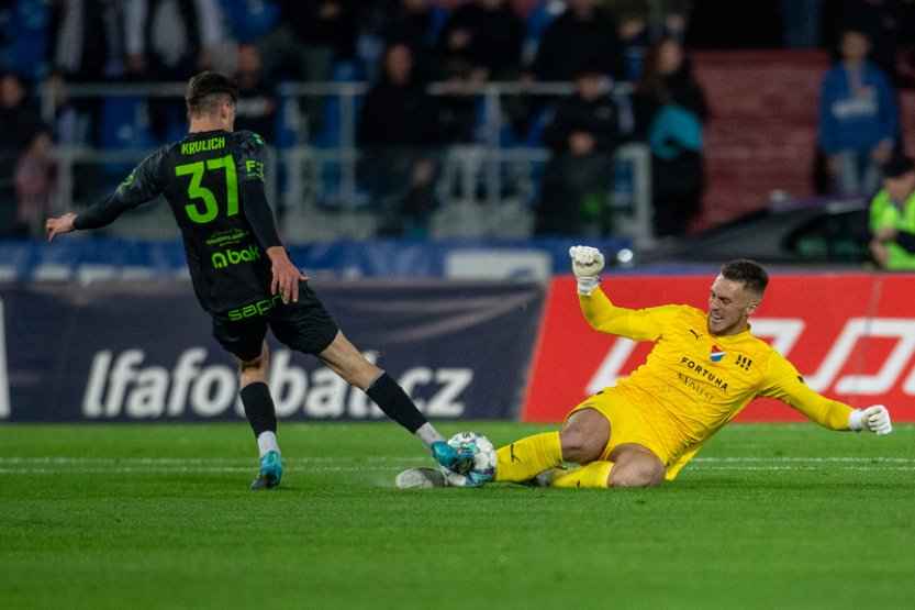 Ostrava podlehla doma Jablonci 0:1 a prohrála po sedmi kolech