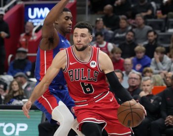 Detroit v NBA porazil Chicago navzdory 51 bodům LaVinea