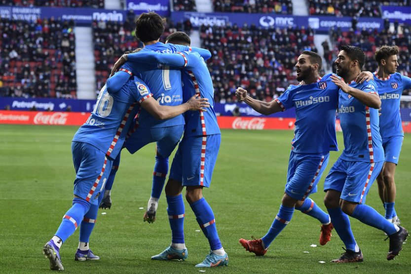 Atlético Madrid porazilo Alavés 2:1 a v tabulce je před Barcelonou třetí