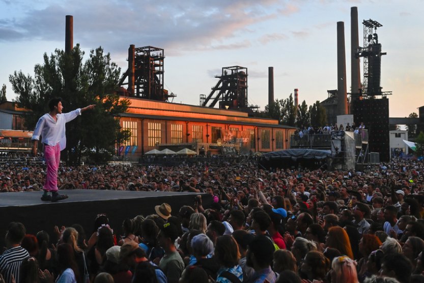 Britský hudebník Jacob Collier vystoupil na festivalu Colours of Ostrava