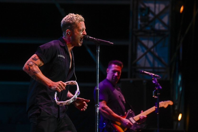 Americká kapela OneRepublic vystoupila na festivalu Colours of Ostrava