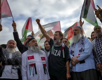 V Turecku, Jordánsku i Indii se demonstruje na podporu Palestinců