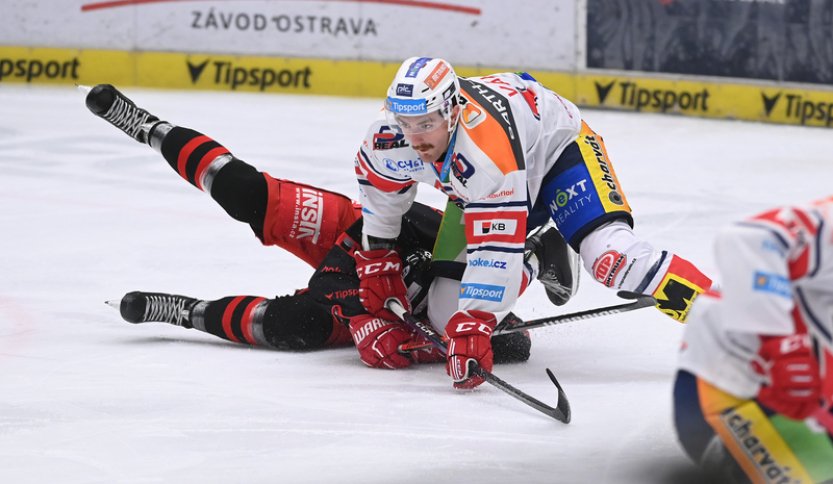 Pardubice vyhrály v Olomouci, obránce Vála nastřílel hattrick