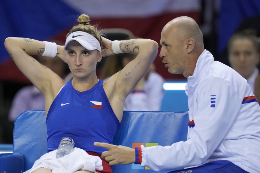 Vondroušová dorazí v neděli, deblistky asi v pondělí, řekl kapitán tenistek Pála