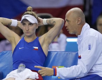 Vondroušová dorazí v neděli, deblistky asi v pondělí, řekl kapitán tenistek Pála