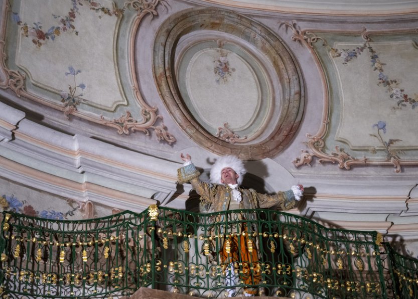 Kostýmované prohlídky na zámku Veltrusy připomněly natáčení Formanova Amadea