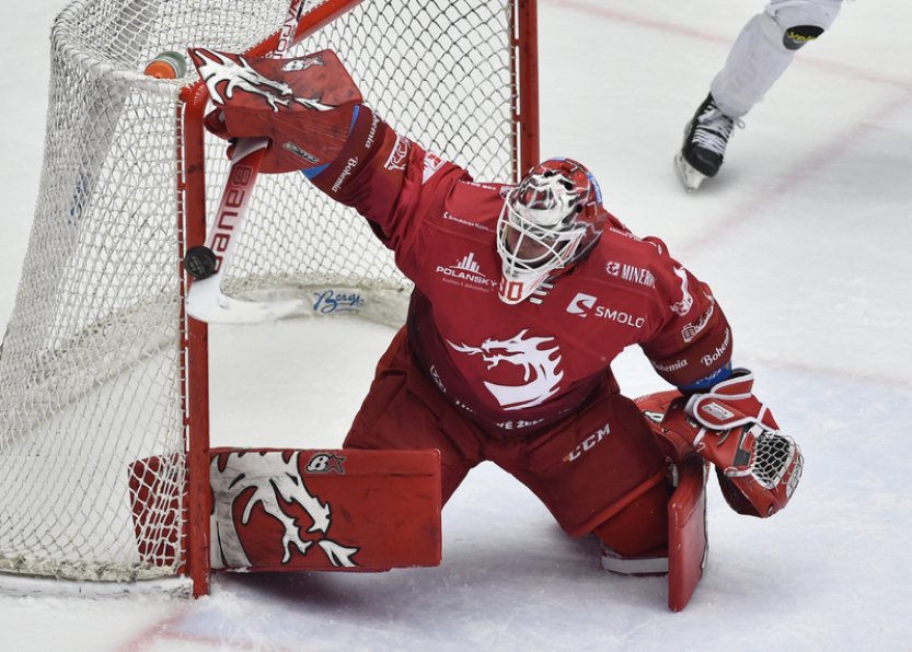 Třinec deklasoval Olomouc 5:0, Kacetl vychytal první nulu v sezoně