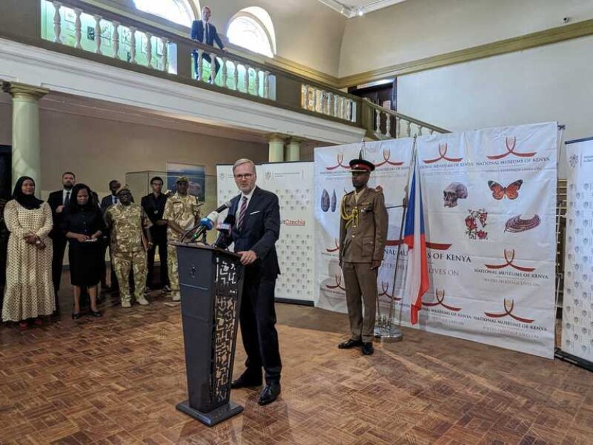 Premiér Fiala se setká s keňským prezidentem Rutem a ministrem obrany