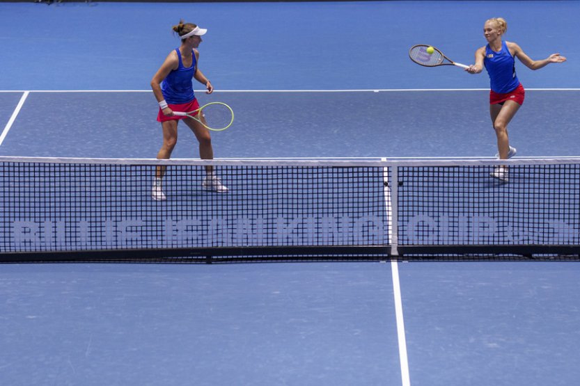 Krejčíková se Siniakovou nad deblem neváhaly, teď se těší na volnější dny