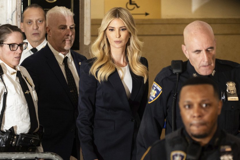 Ivanka Trumpová u soudu vypovídala o stamilionových půjčkách Trump Organization