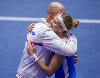 Tenistky navštívil na Poháru B. J. Kingové také tým českých juniorek