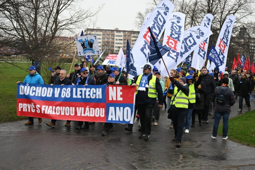 Odbory chystají 27.listopadu v Praze demonstraci proti krokům vlády