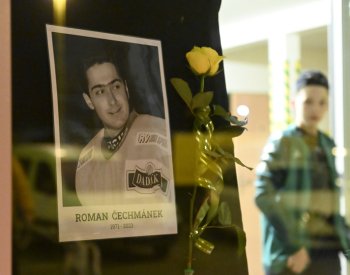 Ve Vsetíně chystají na středu rozloučení se zesnulým brankářem Čechmánkem