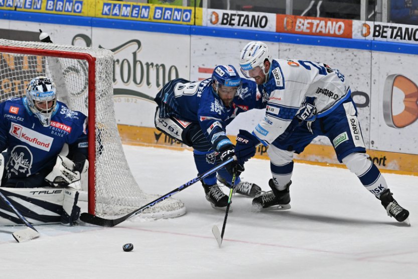 Hokejisté Brna porazili Kladno 8:1 a doma bodovali popáté v řadě