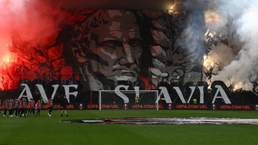 Slavia dostala od UEFA rekordní trest za zápas s AS Řím