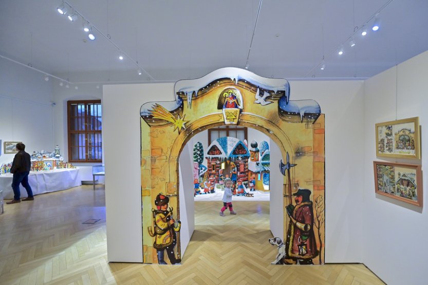 Jihočeské muzeum připomíná Vojtěcha Kubaštu knihami i zvětšenými betlémy