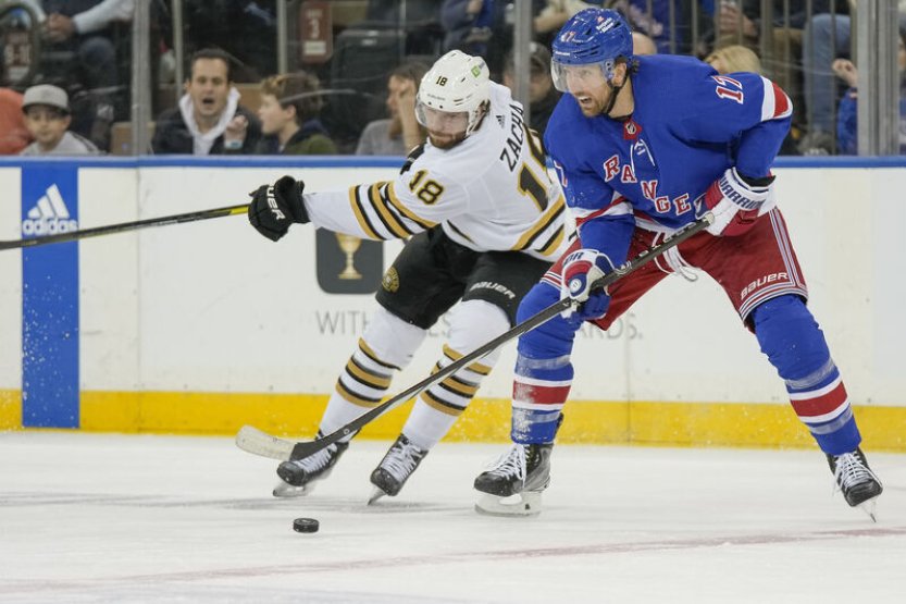 Boston navzdory Pastrňákově gólu podlehl NY Rangers