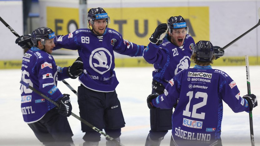 Plzeňský obrat na ledě Vítkovic dokonal v prodloužení Zámorský