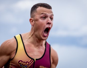 Sprinter Macík na mistrovství republiky překvapil českým rekordem na dvoustovce