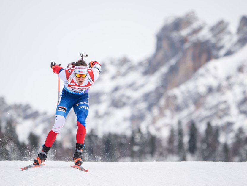 Biatlonista Krčmář byl ve sprintu v Hochfilzenu třiadvacátý, vyhrál Tarjei Bö