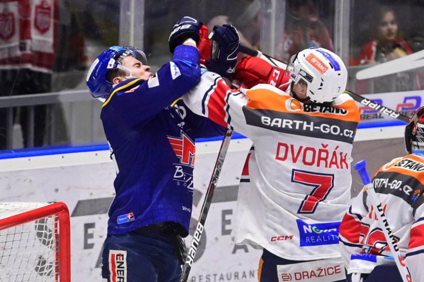 Pardubice dovršily obrat proti Českým Budějovicím v prodloužení, vyhrály 4:3