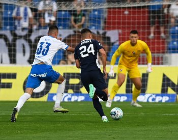 Fotbalisté Slovácka remizovali v Ostravě 0:0, opět jim chyběl trenér Svědík
