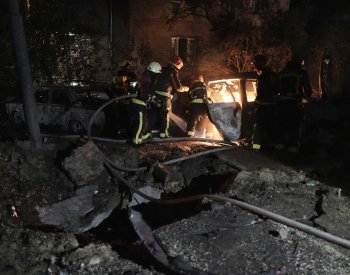 Kyjevem otřásly výbuchy, podle Ukrajinců na něj mířilo nejméně osm ruských raket