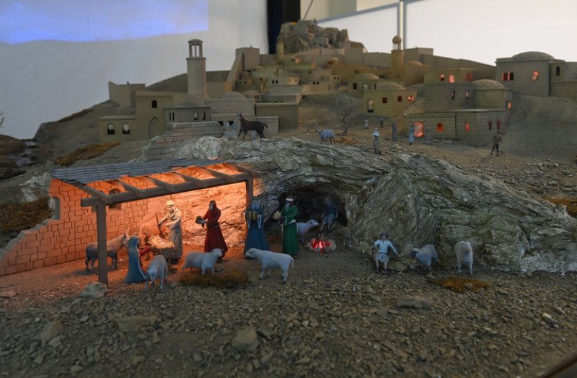 V Olomouci je vystaven velký mechanický betlém vyrobený na 3D tiskárně