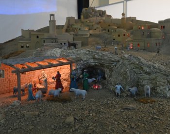 V Olomouci je vystaven velký mechanický betlém vyrobený na 3D tiskárně