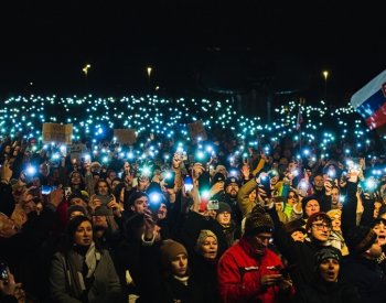 Slováci opět vyšli do ulic na protivládní shromáždění, svolala je opozice