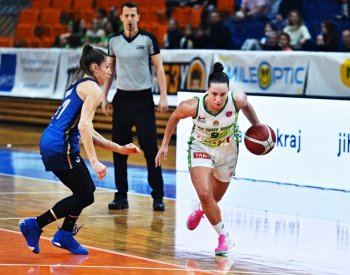 Basketbalistky KP Tany Brno porazily na úvod play off Eurocupu Montpellier 71:63