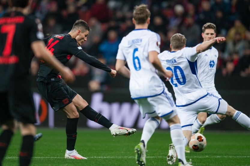 Schick s Hložkem skórovali v EL při výhře Leverkusenu 5:1 nad Molde