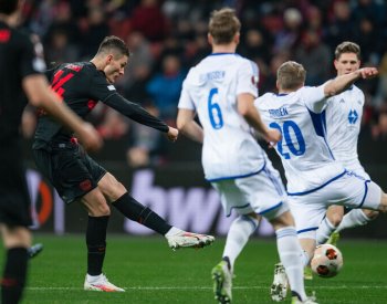 Schick s Hložkem skórovali v EL při výhře Leverkusenu 5:1 nad Molde