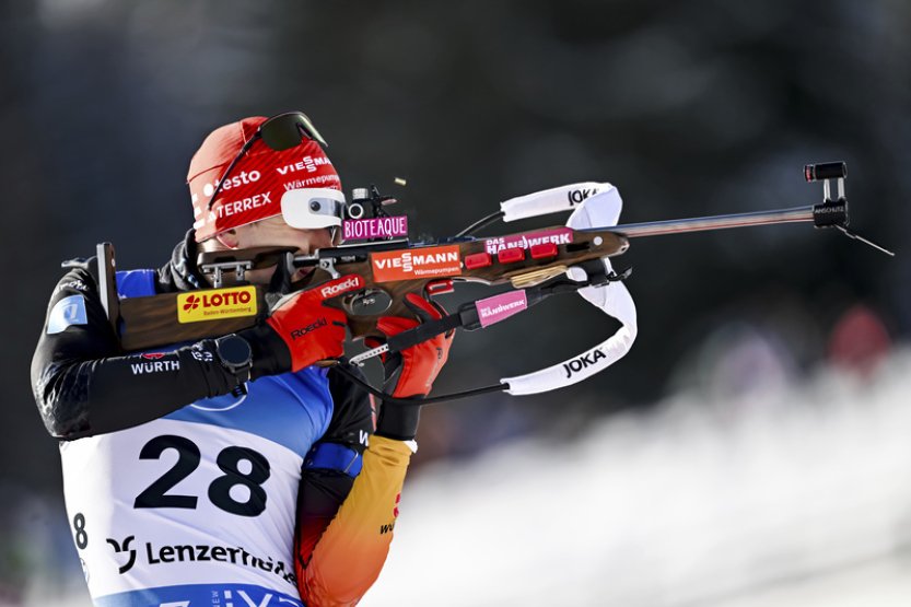 Biatlonový sprint v Lenzerheide vyhrál Doll, Krčmář byl pětadvacátý