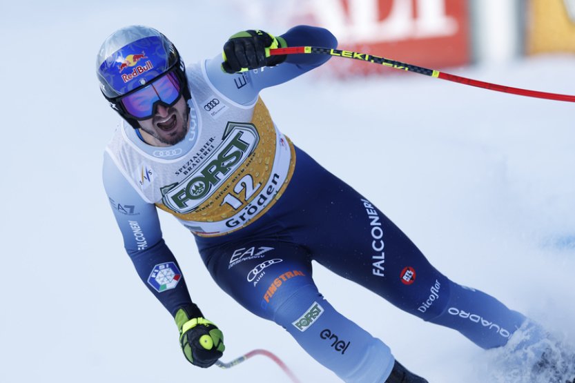 Druhý sjezd ve Val Gardeně vyhrál Paris, Zabystřan na životní výkon nenavázal