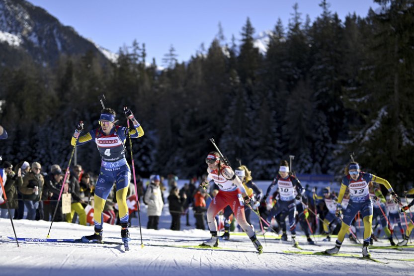 Biatlonistka Braisazová-Bouchetová v Lenzerheide opět vyhrála, Davidová byla 15.