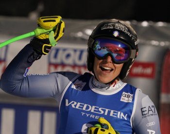 Ledecká nedokončila super G ve Val d'Isere, vypadla brzy po startu