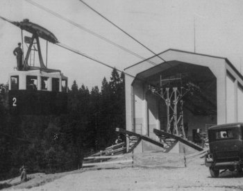 Tažné lano lanovky na Ještěd se přetrhlo už v roce 1944, zjistil badatel