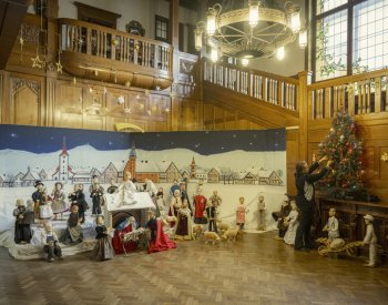V Českém Dubu opět vystaví betlém s figurami vytvořenými podle skutečných postav