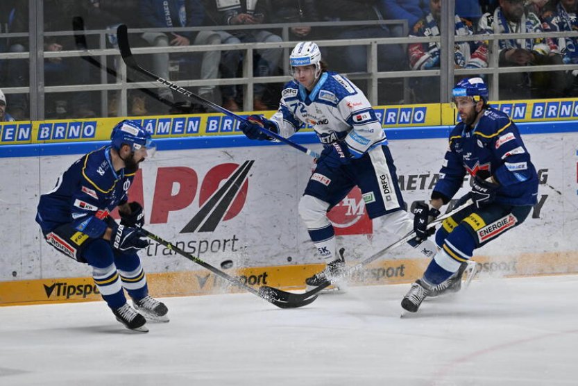 Hokejisté Brna neuspěli popáté za sebou, podlehli Českým Budějovicím