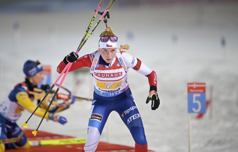 Biatlonisté Krčmář s Davidovou skončili v exhibici v Gelsenkirchenu osmí