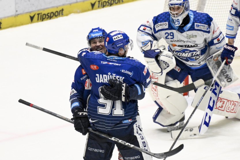 Jarůšek si splnil sen, zahrál si s Jágrem, z jeho nahrávky ukončil čekání na gól